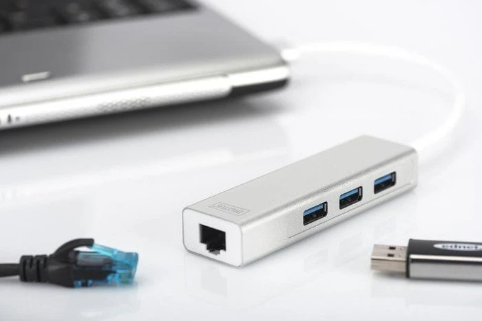 Digitus DA-70250-1, RJ-45, USB-A 3.0 [Stecker]