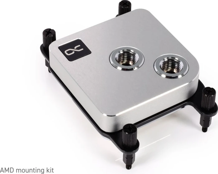 Alphacool Core 1 Silver, Messing/Nickel