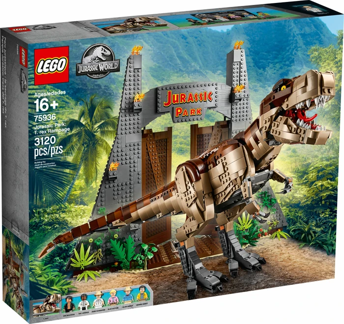 LEGO Jurassic World - Jurassic Park: T. Rex' Verwüstung
