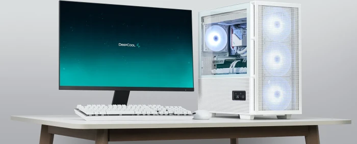 DeepCool CH560 Digital WH, weiß, Glasfenster