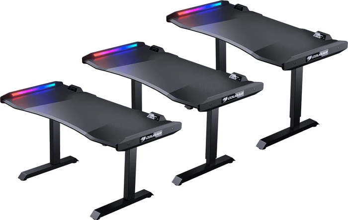 Cougar Mars Gaming Desk Schreibtisch 153x77cm schwarz/schwarz