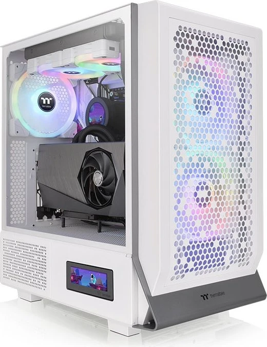 Thermaltake Ceres 300 TG ARGB Snow Edition, weiß, Glasfenster