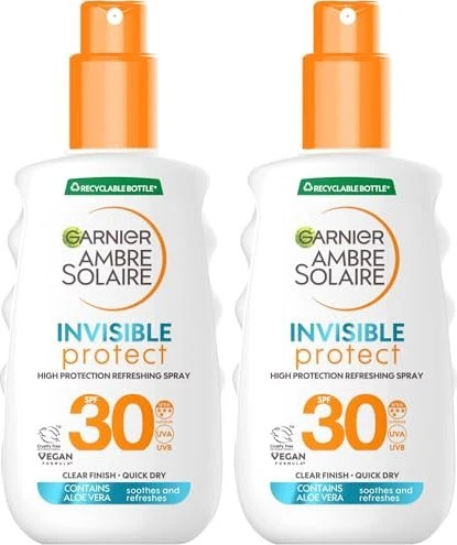 Garnier Ambre Solaire Invisible Protect Glow LSF30, 200ml