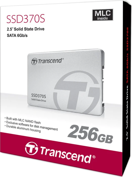 Transcend SSD370S 256GB, 2.5" / SATA 6Gb/s