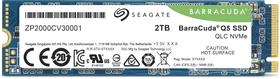 Seagate BarraCuda Q5 SSD +Rescue 2TB, M.2 2280 / M-Key / PCIe 3.0 x4