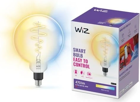 WiZ Clear Filament LED 6.7-40W E27 G200