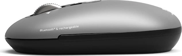 Port Designs Pure Mac Bluetooth Rechargeable Mouse, hellgrau/schwarz, Bluetooth