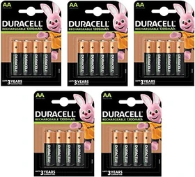 Duracell Recharge Plus Mignon AA NiMH 1300mAh, 4er-Pack