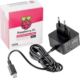 Raspberry Pi 5 Official Power Supply, 27W, schwarz