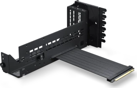 Phanteks Premium Gen5 Vertical GPU Bracket Riser Card, gewinkelt, PCIe 5.0, 220mm, schwarz