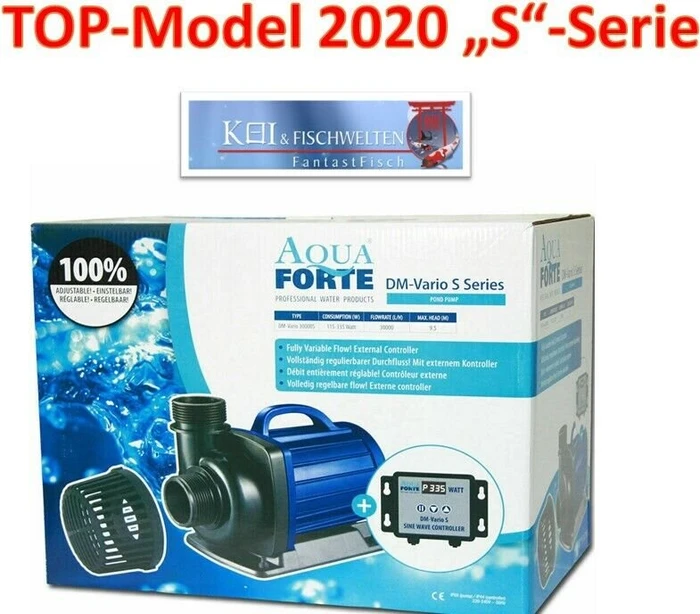 AquaForte DM-Vario 30000S Elektro-Teichpumpe