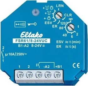 Eltako FSR61/8-24V UC Funkaktor Stromstoß-Schaltrelais, 8-24 V UC, 1 Schließer 10 A