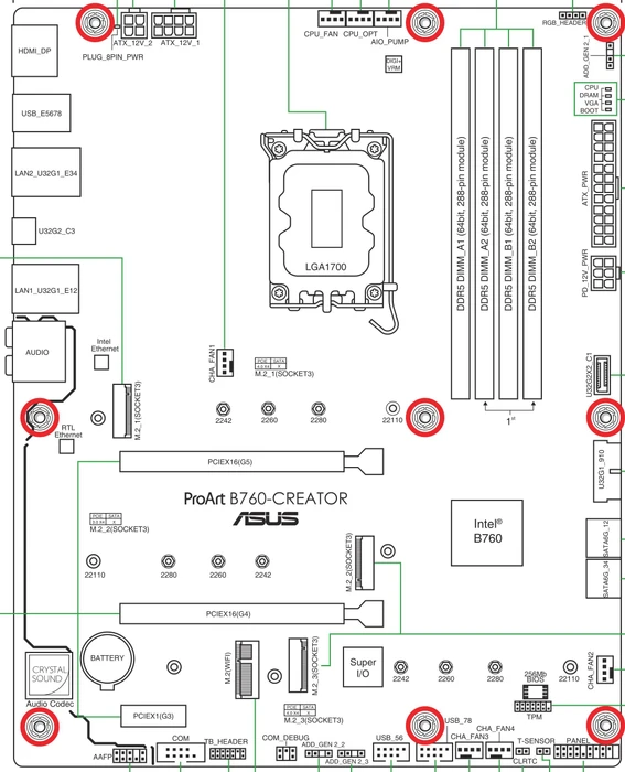 ASUS ProArt B760-Creator (Intel 1700)