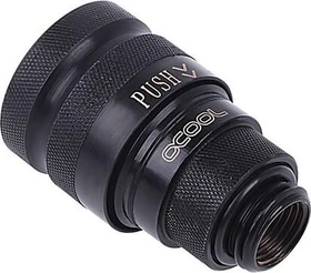 Alphacool Eiszapfen G1/4" AG Schnellverschluss Kupplung, deep black