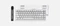 Mchose Ace 68 HE Gaming Keyboard, White Topographic, LEDs RGB, Dragon Lord Magnetic, USB, US Vorschaubild