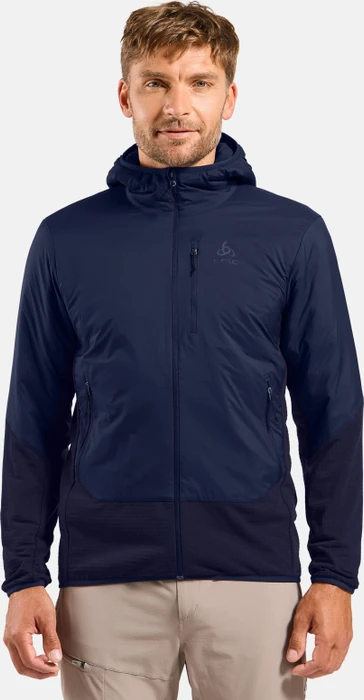 Odlo Ascent Wool Insulated Hybrid Funktionsjacke eclipse (Herren)