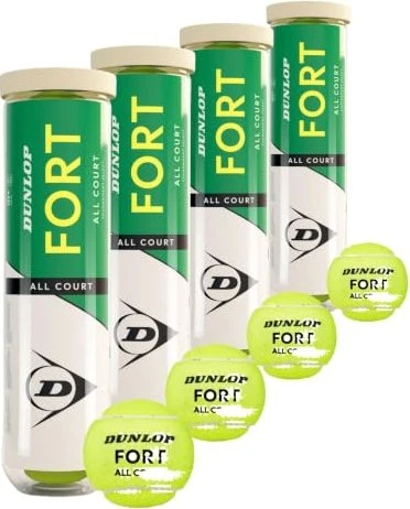 Dunlop Fort All Court TS Tennisbälle, 3 Stück
