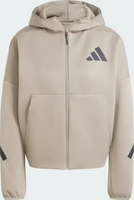 adidas Z.N.E. Zip Hoodie clay (Damen)