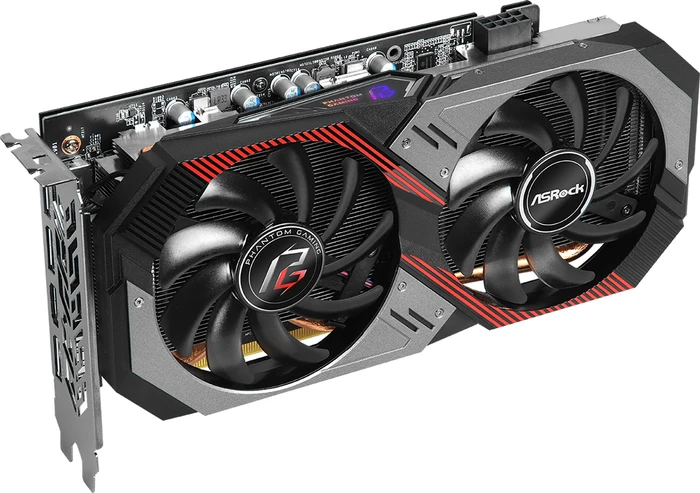 ASRock Radeon RX 5600 XT Phantom Gaming D2 6G OC, RX5600XT PGD2 6GO, 6GB GDDR6, HDMI, 3x DP