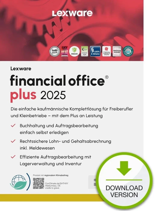 Lexware Financial Office Plus 2025 Jahresversion, ESD (deutsch) (PC)
