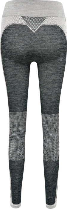 hummel CLEA Seamless Tight Hose lang black/white melange (Damen)