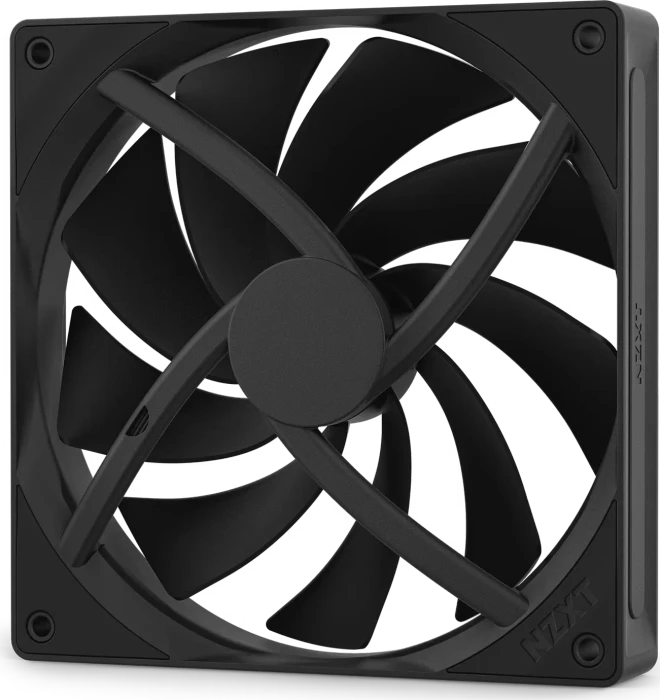 NZXT F Series F140Q (2024), Matte Black, schwarz, 140mm