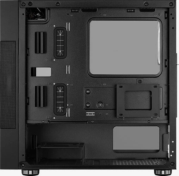 AeroCool Atomic, inkl. GPU-Halterung, Glasfenster