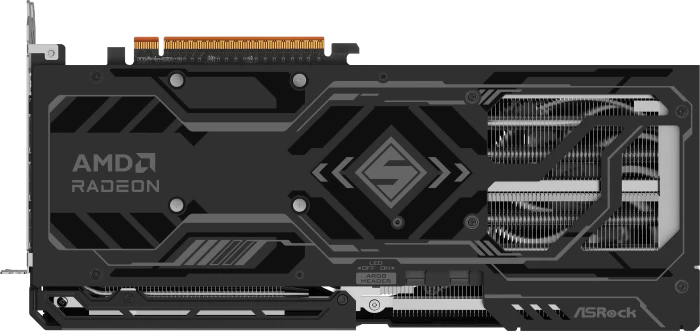 ASRock Radeon RX 9070 GRE Steel Legend Dark 12GB OC, RX9070GRE SLD 12GO, 12GB GDDR6, HDMI, 3x DP