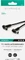 Vivanco TV/Radio Antennenkabel, 2x F-Stecker 90° gewinkelt, 90dB, schwarz, 3m Vorschaubild
