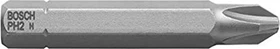 Bosch Professional Extra Hart Kreuzschlitz Bit 1/4", PH2x51mm, 3 Stück