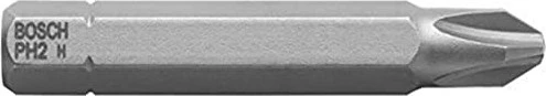 Bosch Professional Extra Hart Kreuzschlitz Bit 1/4", PH2x51mm, 3 Stück