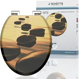 Schütte MDF WC-Sitz mit Absenkautomatik sea stone