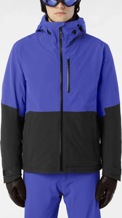 Salomon Highland Snowboardjacke clematis blue/deep black (Herren)