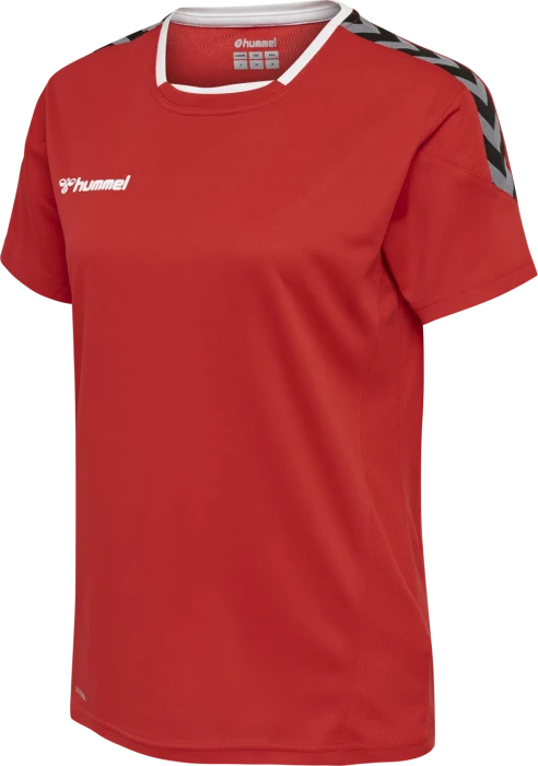 hummel Authentic Poly Jersey Funktionsshirt kurzarm rot (Damen)