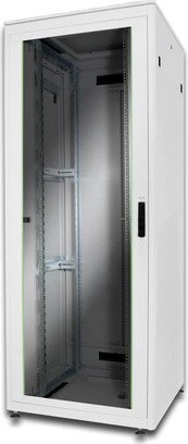 Digitus Professional Unique Serie Serverschrank 47HE, Sicherheitsglastür, IP2X, grau, 800mm tief