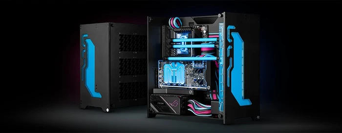 EK Water Blocks EK-Quantum Torsion A60 Black Limited Edition, schwarz, Glasfenster