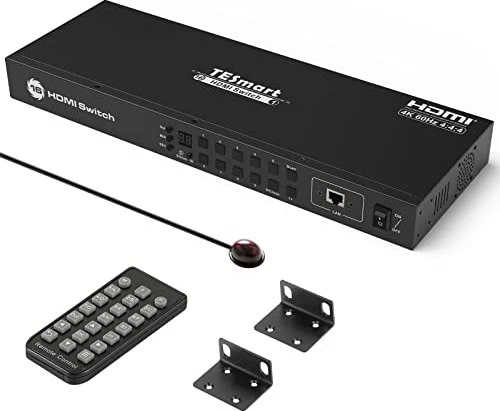 TESmart 16 Port HDMI Switch 4K UHD EU-Plug