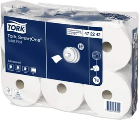 Tork SmartOne Toilettenpapier 2-lagig weiß,     6 Rollen