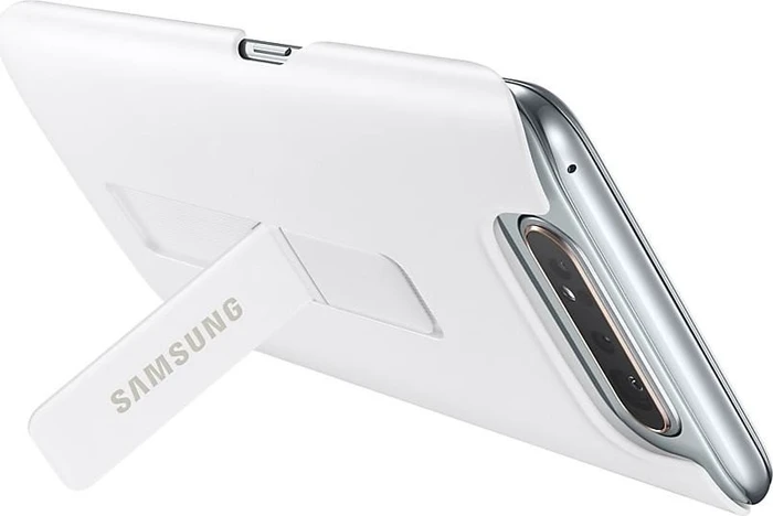 Samsung Standing Cover für Galaxy A80 weiß