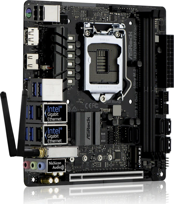 ASRock H370M-ITX/ac (Intel 1151 v2)