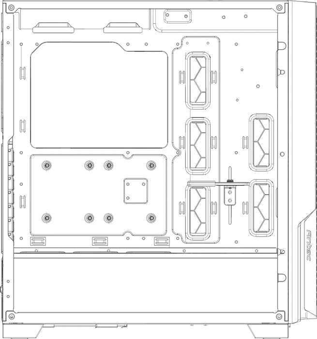 Antec P20CE, schwarz