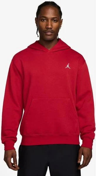 Nike Jordan Brooklyn Fleece Hoodie gym red/white