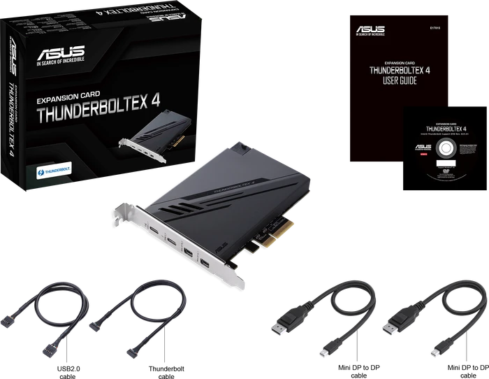 ASUS ThunderboltEX 4, PCIe 3.0 x4