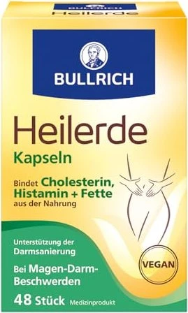 Bullrich Heilerde Kapseln, 48 Stück