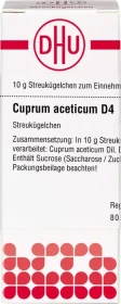 DHU Cuprum Aceticum D4 Globuli, 10g