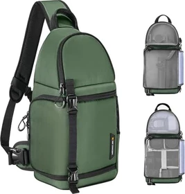 K&F Concept Urban Wander 02 10L Sling Crossbody grün