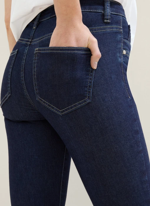 Tom Tailor Kate Caprijeans Jeans rinsed blue denim (Damen)