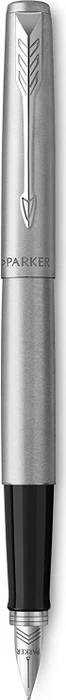 Parker Jotter stainless steel/chrome trim, rechte Hand, mittel, Blister