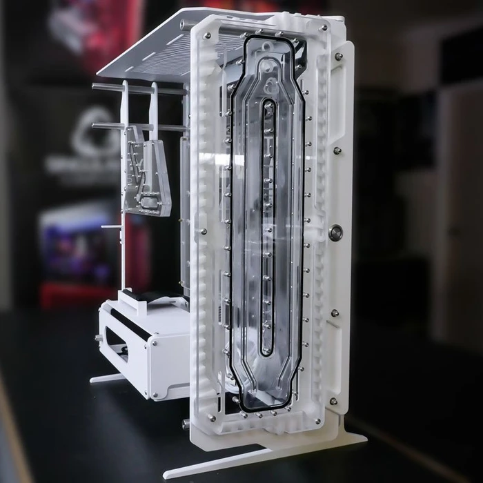 Singularity Computers Spectre 2.0 Elite Kit Front, White, Distro-Plate, Verteilerplatte