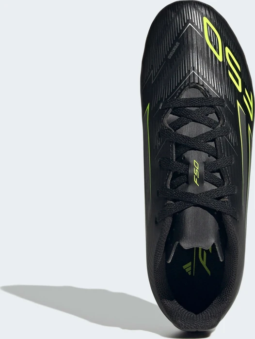 adidas F50 Club core black/iron metallic/lucid lemon (Junior)